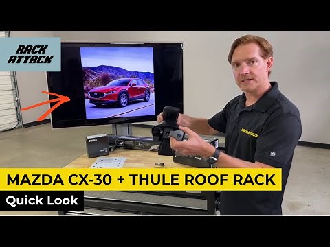 2020+ Mazda CX-30 with Thule Roof Rack Crossbars