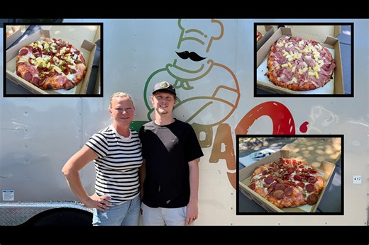 With helping hands from their family of twelve, Papa Q’s Pizza is shaking up the pizza scene is eastern Idaho with fresh, homemade slices, each with a story. Crystal Questad, owner of Papa Q’s, says that her pizza truck was a family venture that took off in their previous home in Washington during the COVID-19 pandemic. “We’ve got ten kiddos, and they’ve all chipped in here and there,” Questad says. “Our full-time employee is our son. We just love being a part of the community and being able to 