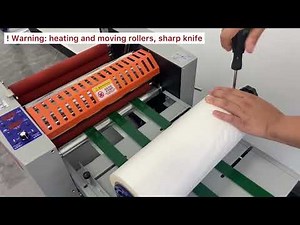 Sysform Neo-390A Belt Feed Roll Laminator - Tutorial