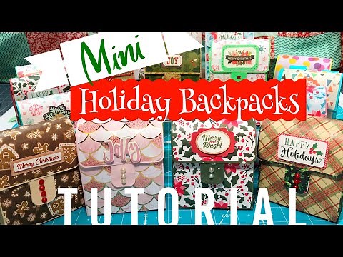 Craft Fair Idea #4: 🎄Mini Holiday Backpacks | Crafting with Bri! | 2019