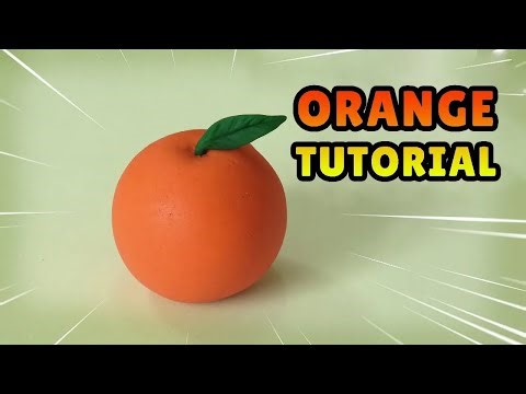 🔴 DIY How to make Miniature ORANGE - Easy Polymer Clay and Fondant Cakes Tutorial