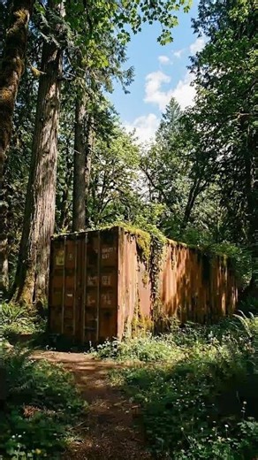Amazing Transforming A Rusty Container to Peaceful House in the Jungle 🏠🌴 (timelapse) #satisfying