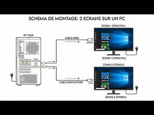 How to connect a second monitor to your PC (beginner)
