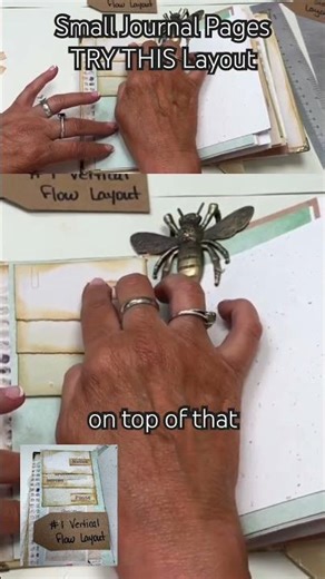 Small journal pages? Try THIS layout 👇 #Shorts
