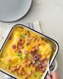 Ham and cheese casseroles are hard to beat. Add pierogies to the mix and they're impossible to beat! Get the recipe for Ham and Cheddar Pierogi Bake here: https://www.bettycrocker.com/recipes/ham-and-cheddar-pierogi-bake/d70ab16d-3317-40b1-b1ba-b99a7f546bcf?utm_medium=social&utm_source=facebook&utm_campaign=winter2017?mktgimp=PROBROTH?mktgimp=GOLDMFLR | Betty Crocker