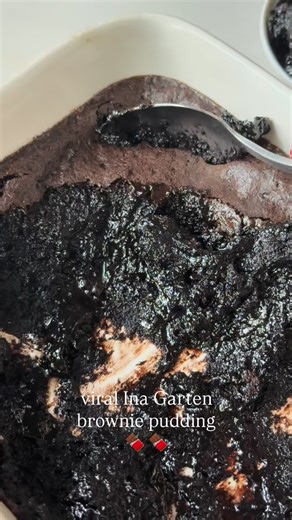 Comment RECIPE for the full recipe! This viral Ina Garten Brownie Pudding recipe was absolutely decadent! Truly the most gooey fudgy brownies ever. This recipe is unique, fun, and incredibly indulgent. This mix between fudge brownies and chocolate pudding is especially delicious! Serve warm with a scoop of vanilla ice cream for the ultimate dessert! ▢ grass fed butter ▢ coconut sugar ▢ eggs ▢ gluten free flour ▢ dark cocoa powder ▢ sea salt ▢ vanilla . Click the link in my bio or go to my blog a