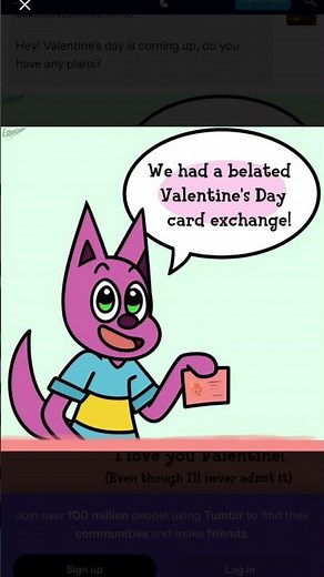 Seem like Austin from the backyardigans has a valentine card short video