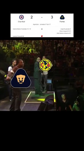 Pumas topándose al América después de ganarle a Cruz Azul 🗣️🐾⚽🦅🔵❌ #Pumas #CruzAzul #LigaMX #futbolmexicano | D10S