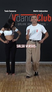28K views · 46 reactions | Tania Cannarsa  Adolfo Indacochea Fun #SalsaBattle improvising some steps at #VdanceClub  Would you like a new #Styling course with us? Let us know in comments!  You can learn online our full #Mambo method, from Beginner to Advanced and at your own pace‼️  @taniacannarsa  @adolfoindacochea  @vdanceclub_official #taniacannarsa #adolfoindacochea #salsaon2 #salsashines | VdanceClub | Facebook