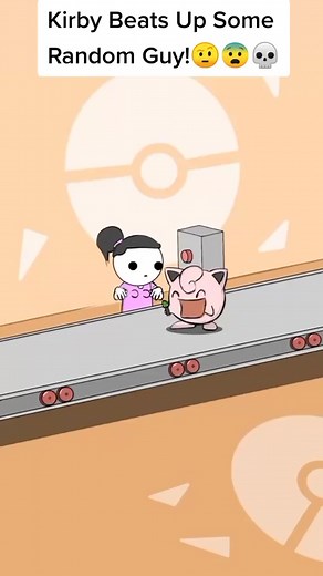 #stitch with @noanimation_official That Guy Killed Jigglypuff So Kirby Beats Up that Guy!