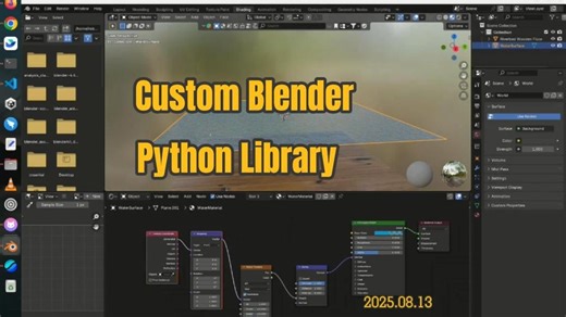 Custom Blender Python Library