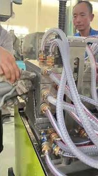Smooth Start: PVC Gutter Production Line Test#PVCGutter#ExtrusionLine#cMachinery#Factory
