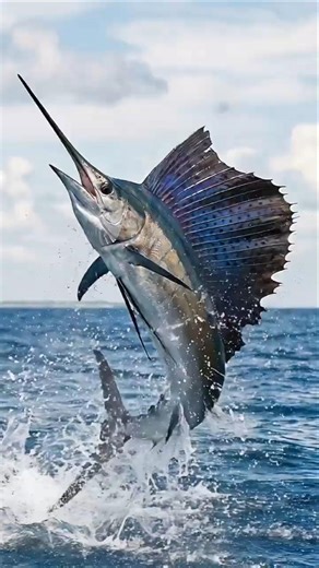 The Fastest Fish in the Ocean 🐟⚡#didyouknow #animalfacts #wildlife #animals