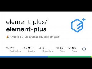 GitHub - element-plus/element-plus: 🎉 A Vue.js 3 UI Library made by Element team