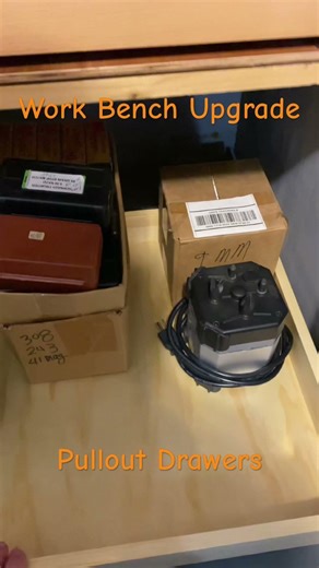 Upgrading Reloading Work Bench with Pullout Drawers