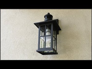 Installing A Decorative Outdoor Motion Light