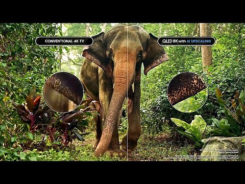 8K AI Upscaling Demo Samsung