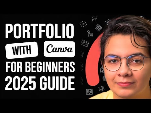 How To Make A Personal Portfolio Using Canva - 2025 (Tutorial for Beginners)