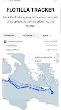 Global Sumud Flotilla Live Tracker