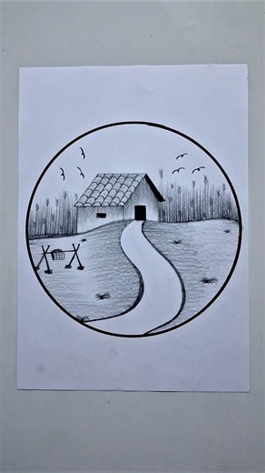 how to draw house drawing | house drawing | drawing house 🏠 #art #drawing #house #shorts