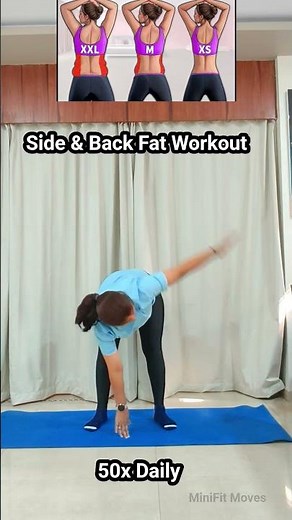 Burn Side & Back Fat 🔥 50 Reps Daily | Standing Fat Burner Workout