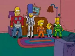 The Simpsons Transformers intro
