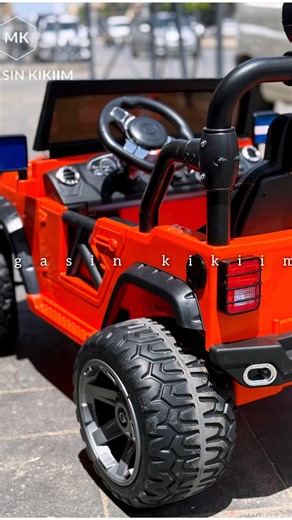 Quad pour enfant 😍🧡🥰 avec télécommande ❤️ Jeep Off Road électrique pour enfants de 12V avec télécommande. Ce véhicule est conçu pour les enfants et peut être contrôlé soit par l’enfant lui-même, soit par un adulte via une télécommande. Prix 69990 DA. | Magasin Kikiim
