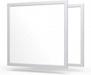 2x2 LED Flat Panel Light[UL],2Pack Phizli 40W 4000K Recessed Edge-Lit Drop Ceiling Troffer Light Fixture,4000LM Daylight White Color Surface Mount Ceiling Light