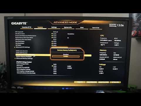 How To Enable XMP Profile Gigabyte Z790 Series Motherboard