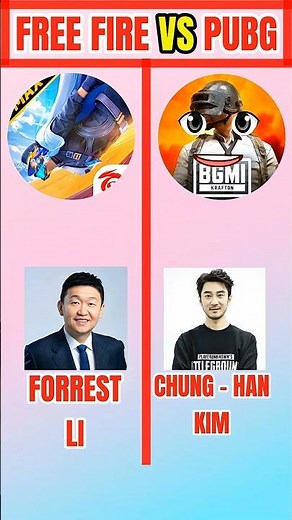 Free fire vs BGMI comparison 🔥 PUBG vs free fire comparison 🔥 FF vs PUBG #freefire#pubg#bgmi #shorts