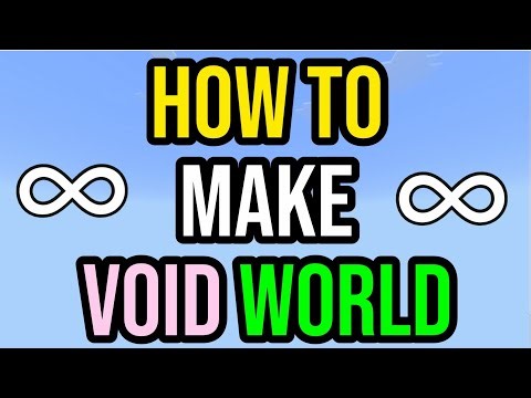 How To Make a VOID WORLD In Minecraft Bedrock PS4/5, Xbox, MCPE, Switch & PC