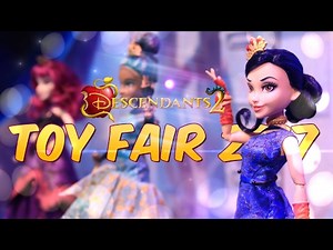 Disney Descendants 2 - FIRST LOOK - Hasbro Toy Fair 2017 Review - 4K