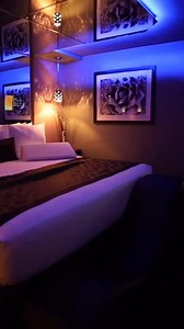 Lose yourself in the Hypnotic Suite—where every detail seduces.This 535 sq ft two-room escape sets the tone with a king bed wrapped in mirrors, a spa tub built for two, and a triple-rainhead shower made to be shared. Vibe lighting casts a slow, tempting glow... and suddenly, time doesn’t matter.Indulge in something unforgettable.💲128-293📍 Hypnotic, AMBIANCE🗝 https://www.verycoolrooms.com/ambiance.aspx | Ambiance Suites