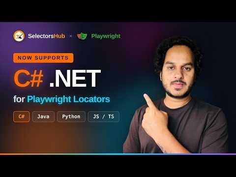 C# .NET Playwright Locators in SelectorsHub | All Languages Supported