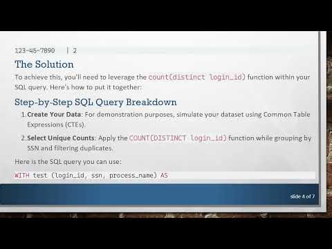 How to Handle Duplicates in Oracle Queries for SSNs and Login IDs