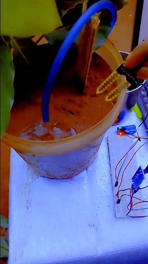 How to make Automatic plant watering system using Arduino and soil moisture sensor #arduino #howto