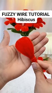 229K views · 3.8K reactions | Fuzzy Wire Flower Tutorial (Hibiscus/Gumamela) #fuzzywireflower #pipecleanerflowers #tutorial #tutorialsvideos #flowers #flowermaking #hibiscus #hibiscusflower #GUMAMELA #reelsvideoシ #reelsviralシ #trendingreelsvideo #trendingvideo #trendingnow #viralpost2025シ #virals #viralvideochallenge # | It's all about Arts | Facebook