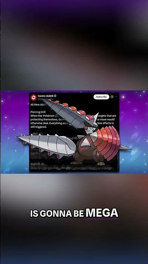 Mega Excadrill's Piercing Drill Ability Revealed! #shorts
