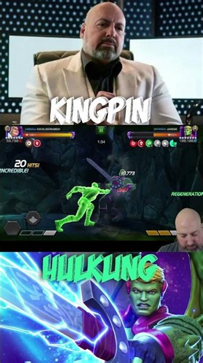 The Kingpin Crushes Hulkling in a Hurry