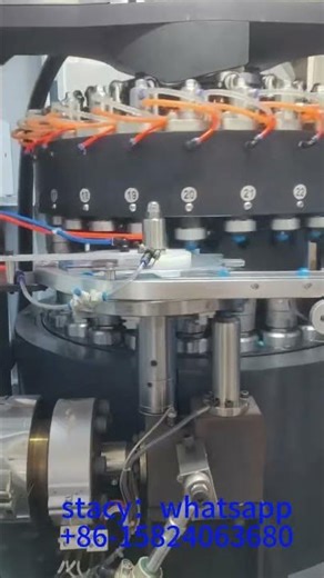 cap compression machine: roll ball #machine #packaging