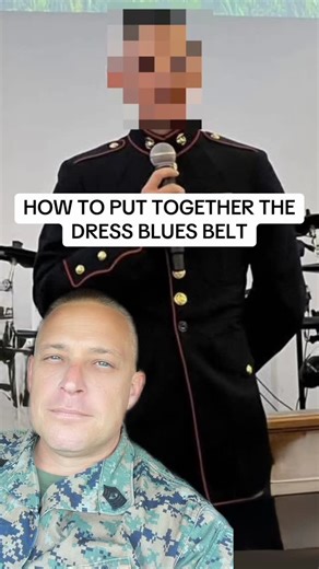 Marine Corps birthday ball is right around the corner for everyone! So here’s a hip pocket class on how to assemble the Dress Blues Belt! #usmc #marines #viral #viralreels #military | Joseph Stanek