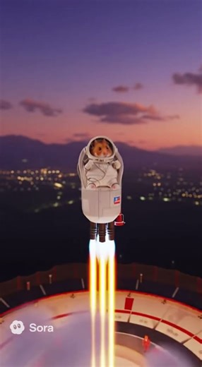 ハムスターが遂に宇宙へ！