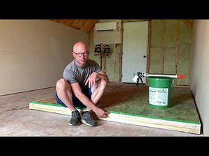 Building the floor of a "SoundProof" Recording Booth for Voice Over