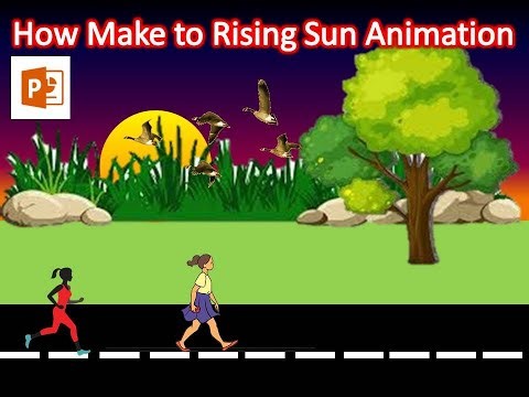 Create Rising Sun Animation In PowerPoint