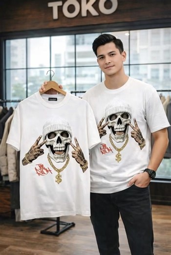 Baju Kaos Aesthetic Street Pria keren katun distro premium #kaosdistro #xyzbca #fypシ゚