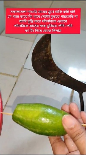 My mother-in-law didn't feel like eating in the morning, so I made this recipe for patol with hot...