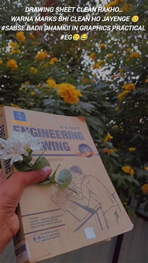 #Engineering Graphics #That's hardest subject in engineering life