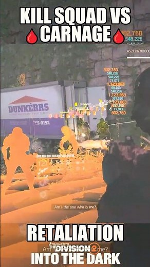 Kill Squad Didn’t Survive the CARNAGE... Hollow Points Build🩸 - The Division 2 #shorts