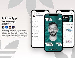 Adidas App UX/UI Redesign Case Study