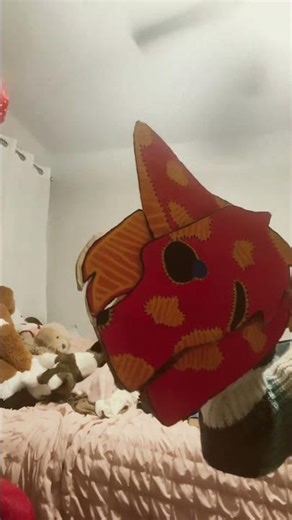 Flames face card✨#dragonpuppets #art #creativity